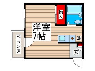 メゾンソレイユの物件間取画像